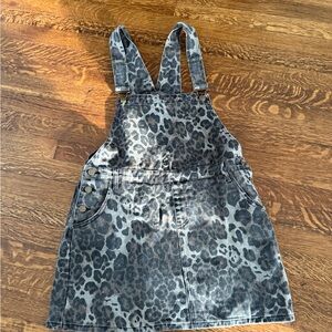 Cider Womens Leopard Print Overalls